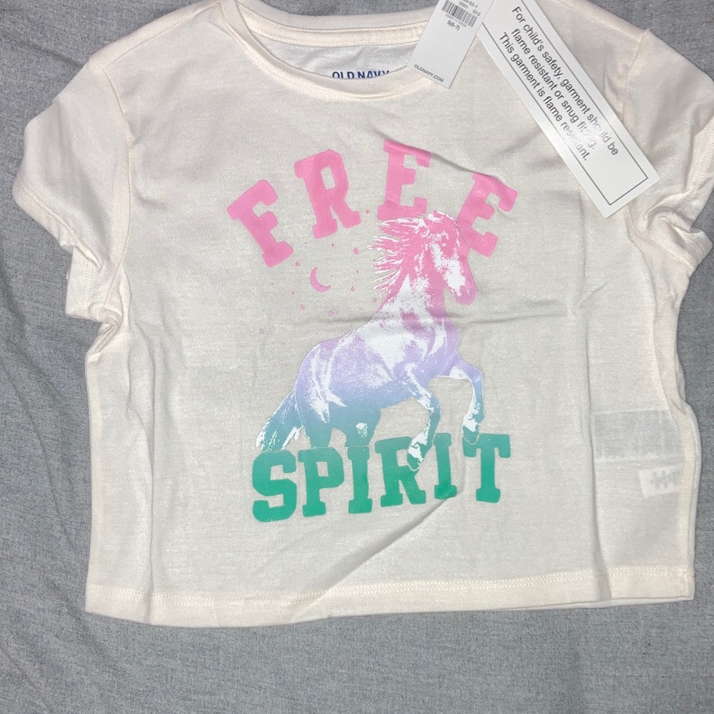Old Navy Kids Cream 'Free Spirit' Tee